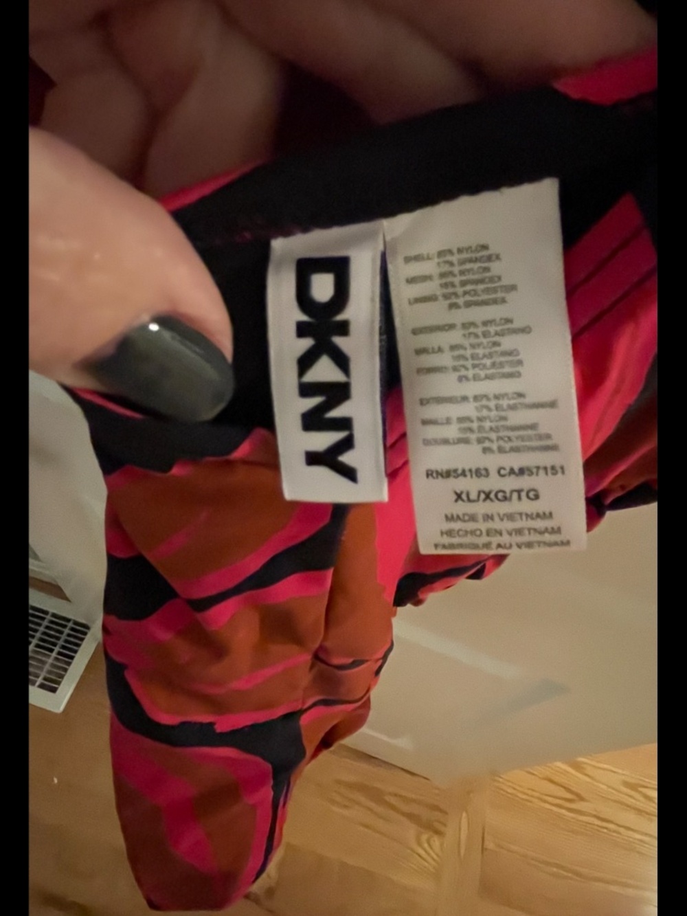 NEW DKNY womens one piece swim suit - Picture 4 of 4